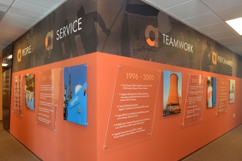 corporate interior signs and graphics